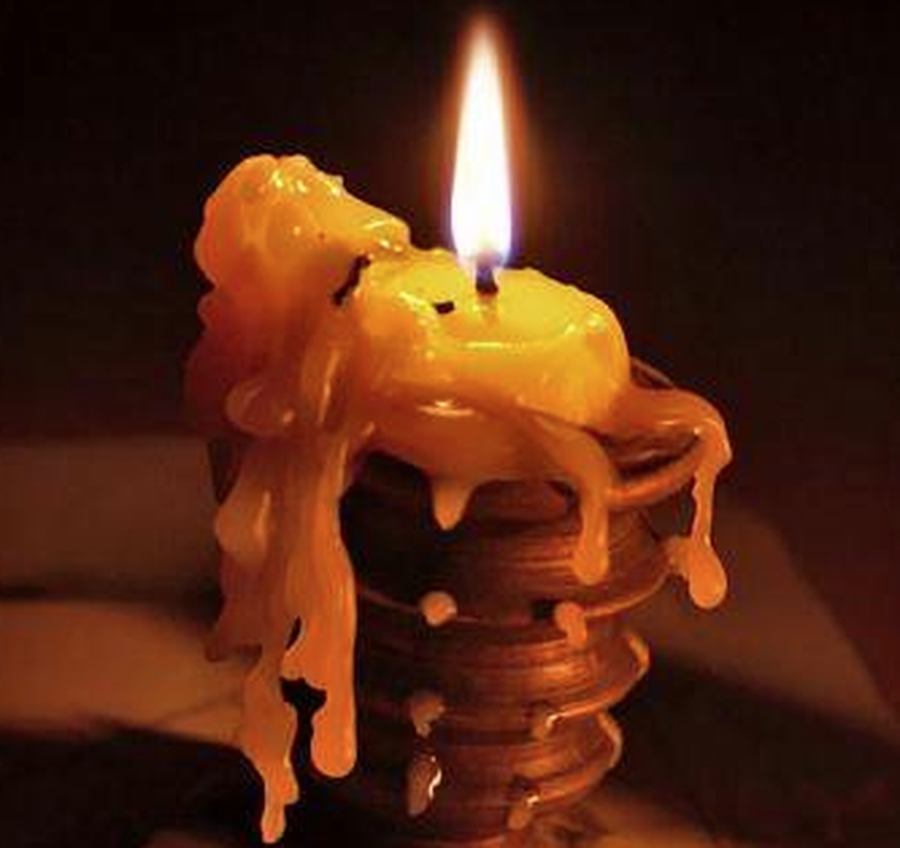 Оплавленная свеча